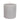 Kerze mit Stumpenform, Struktur und silbergrauem Farbton, 100x100 | PTMD
