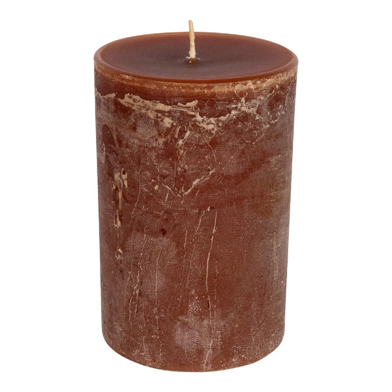 Kerze – Rustikales Marone, Handgefertigt, Elegantes Design, 140x80 | PTMD