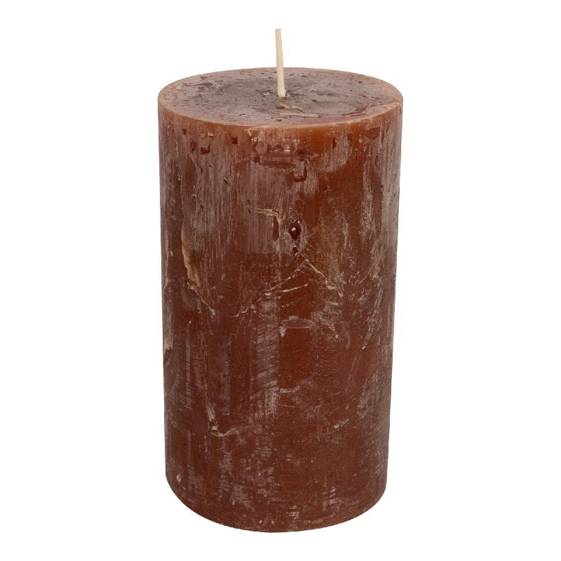 Kerze – Rustikales Marone, Handgefertigt, Elegantes Design, 150x100 | PTMD