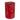 Kerze mit Stumpenform, Struktur und rubinrotem Farbton, 140x80 | PTMD