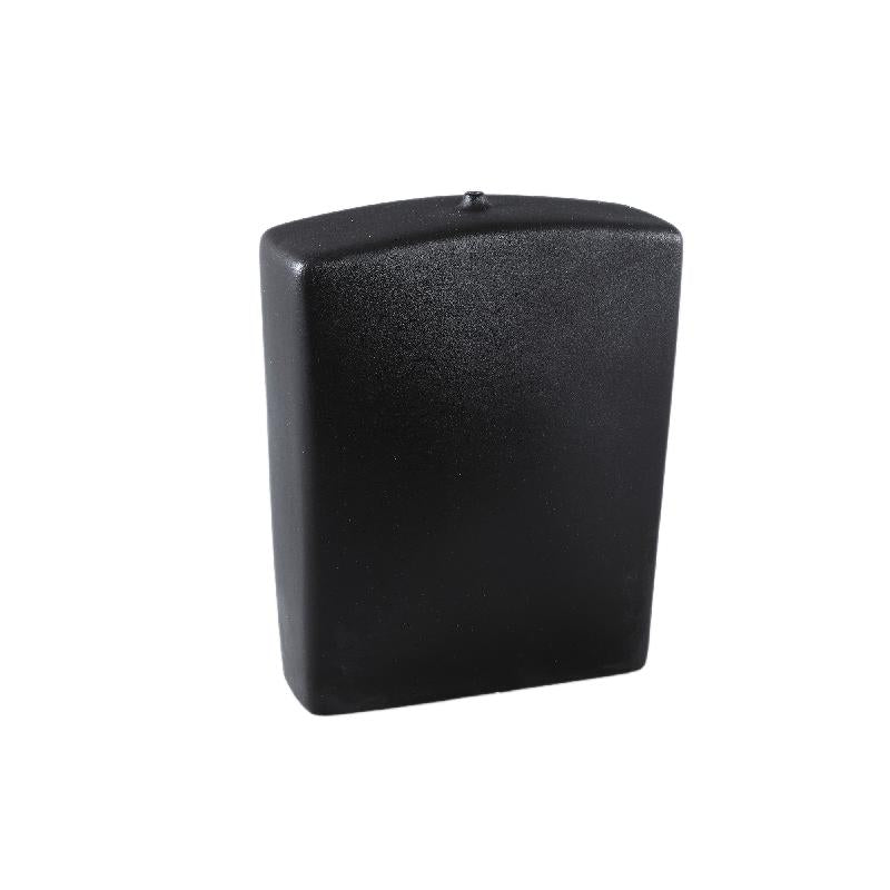 Vase – Rectangular Design, Ceramic Material, Black Color, S – Janettee | PTMD