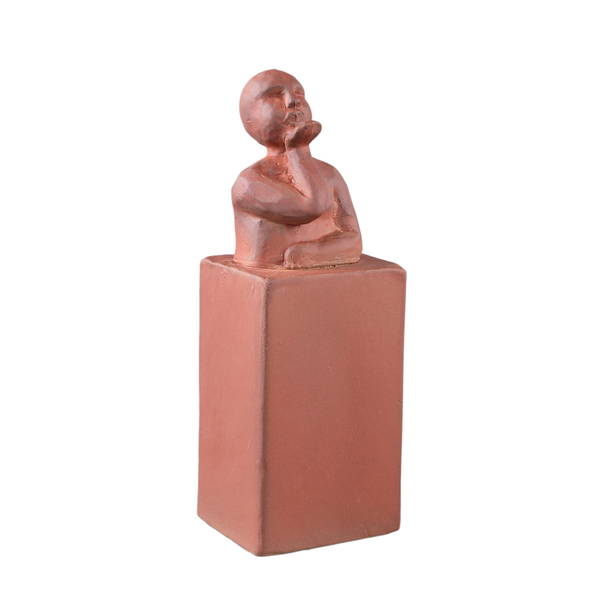 Statue – Mensch Design, Keramik Material, Braun, C – Amii | PTMD