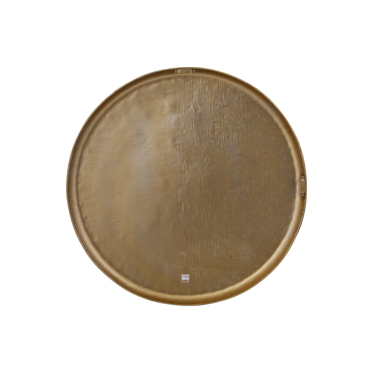 Wall Panel – Ribbed Surface, Aluminum Metal, Antique Gold Look, M – Jowad | PTMD