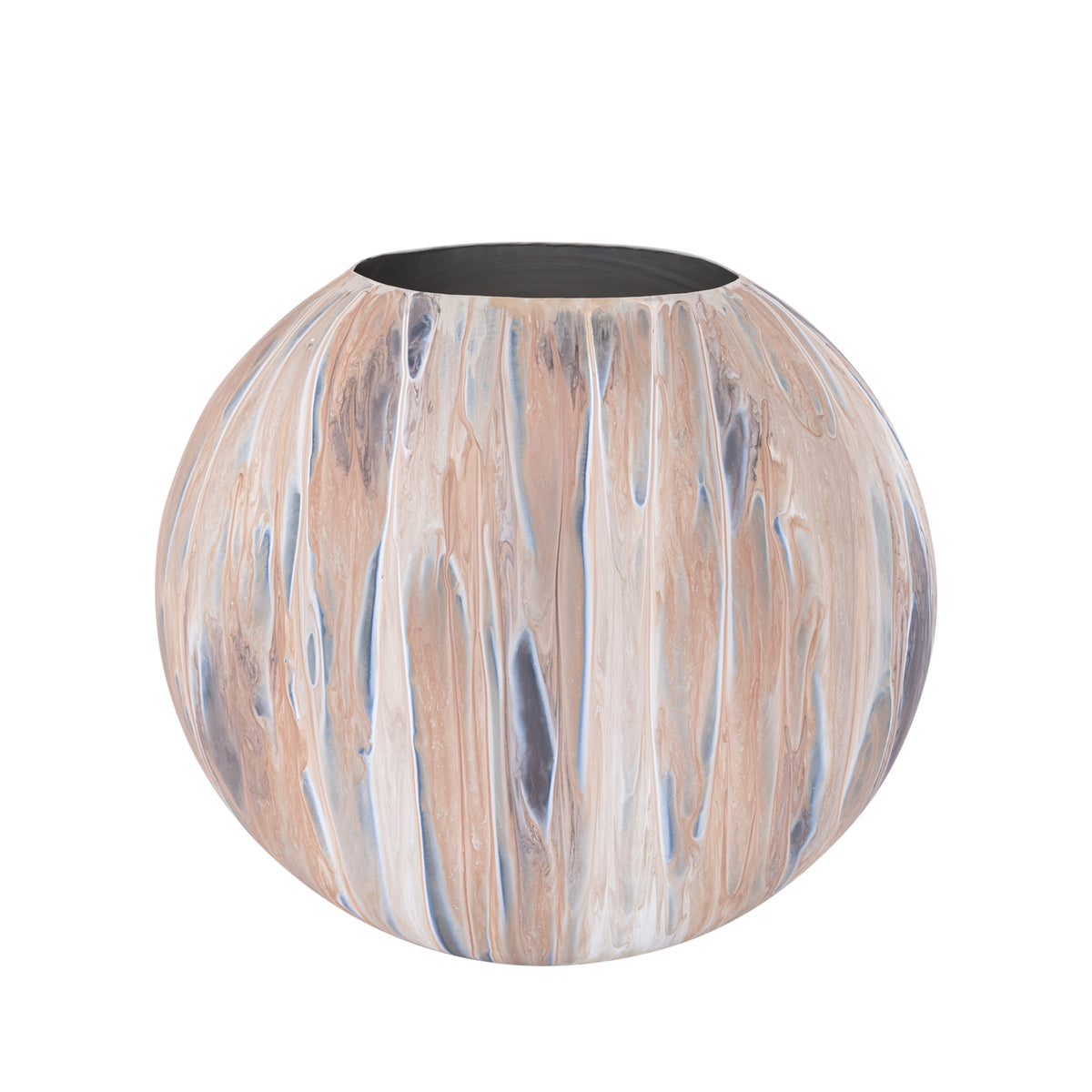 Pot – Iron Material Robust, Oval Shape, Matte Enamel, L – Meriko | PTMD