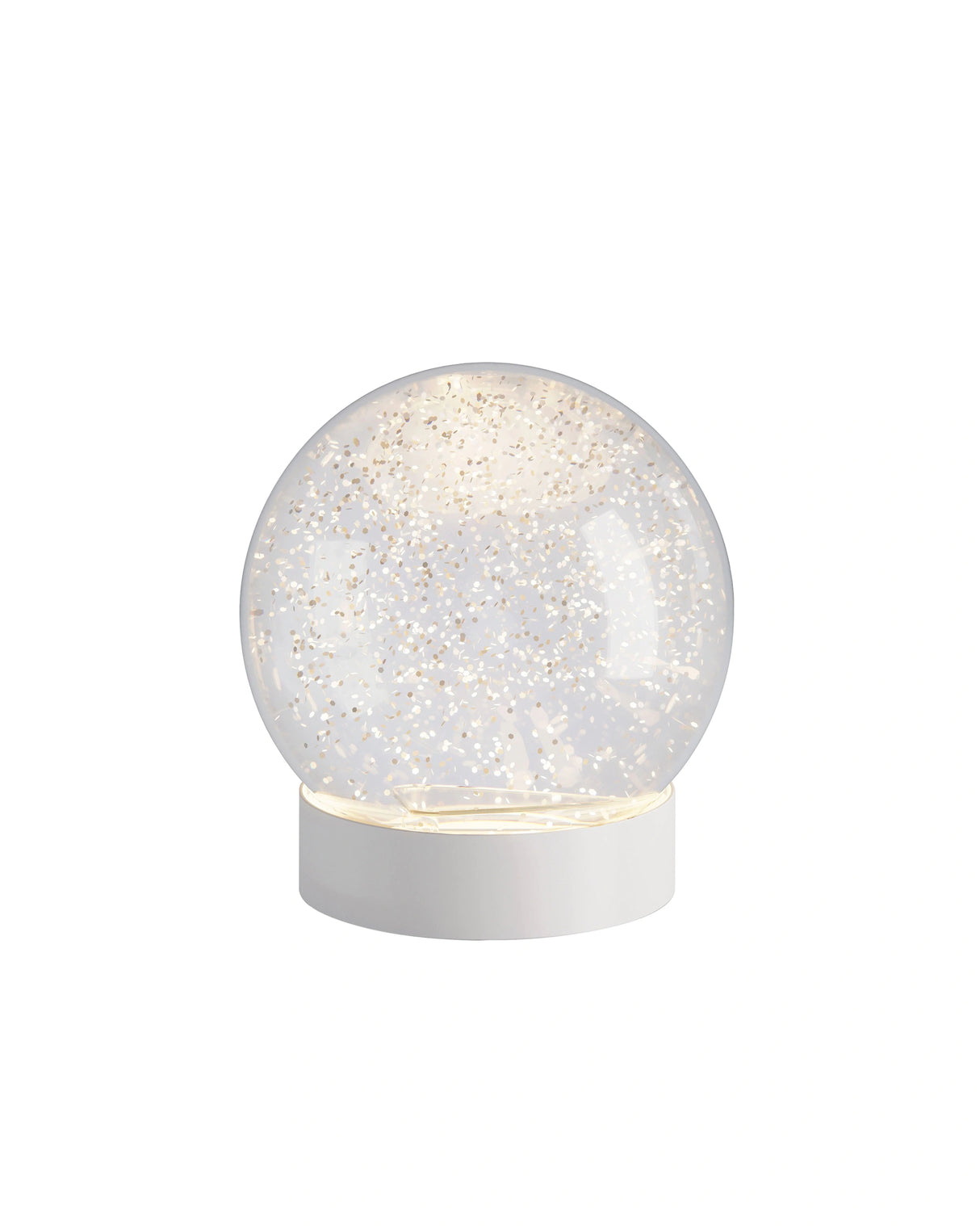 Dekoleuchte – Glitzer bewegt, LED warm, Acryl klar - Glamor Bauble | Sompex