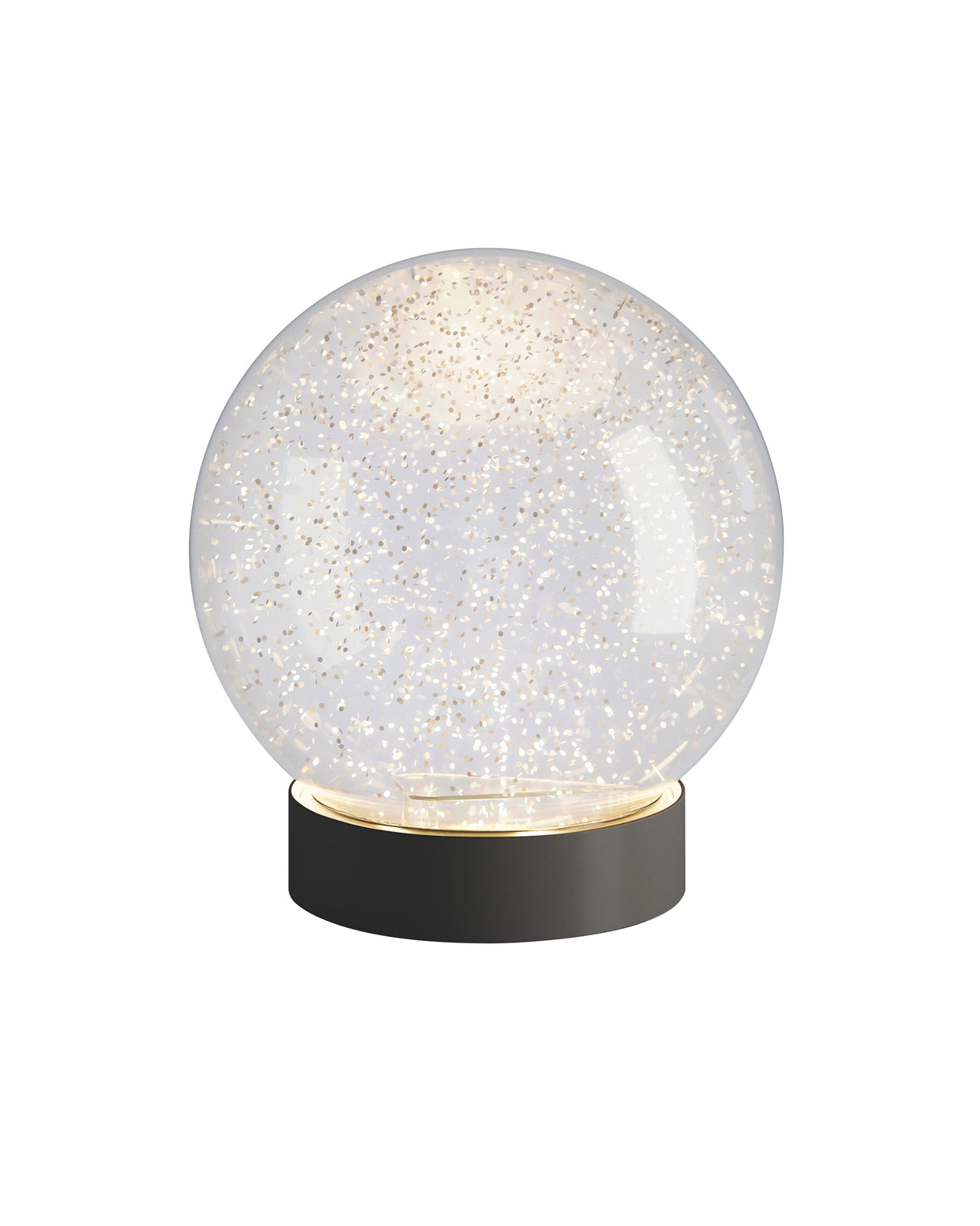 Dekoleuchte – Glitzer bewegt, LED warm, Acryl klar - Glamor Bauble | Sompex