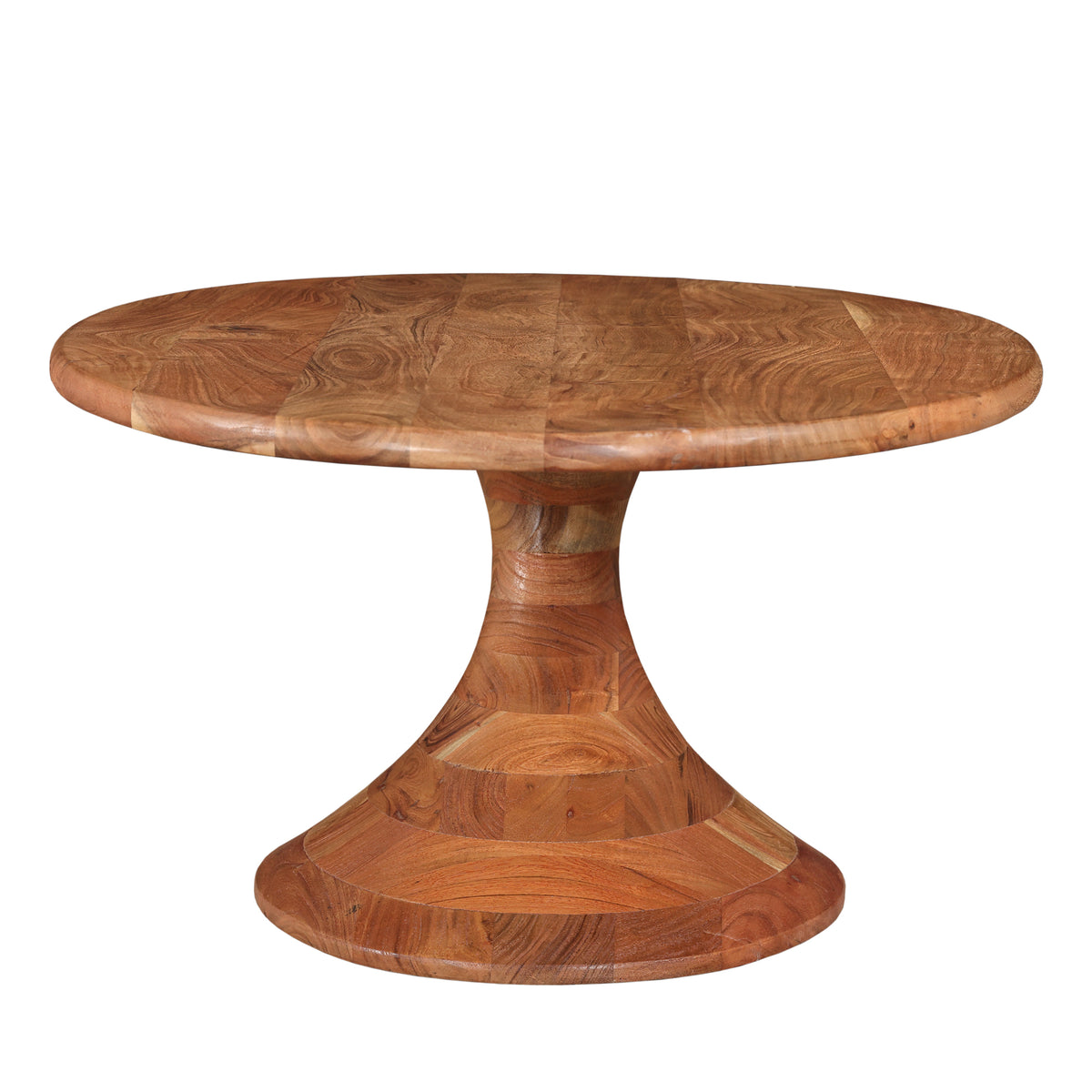 Coffee Table – Acacia Wood Top, Oval Design, Natural Finish – Nemo | PTMD