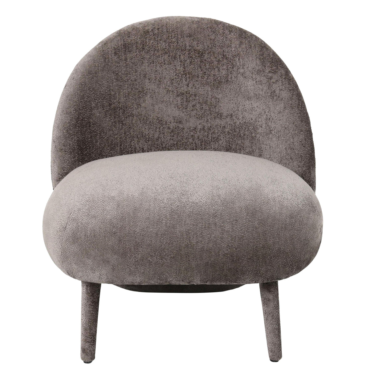 Armchair – Aphrodite Fabric Upholstery, Mocha Finish, Compact Design – Eonas | PTMD