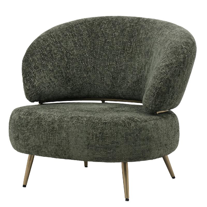 Sessel – Legacy Stoffbezug, Oliv Oberfläche, Gepolsterte Sitzfläche – Franklyn | PTMD