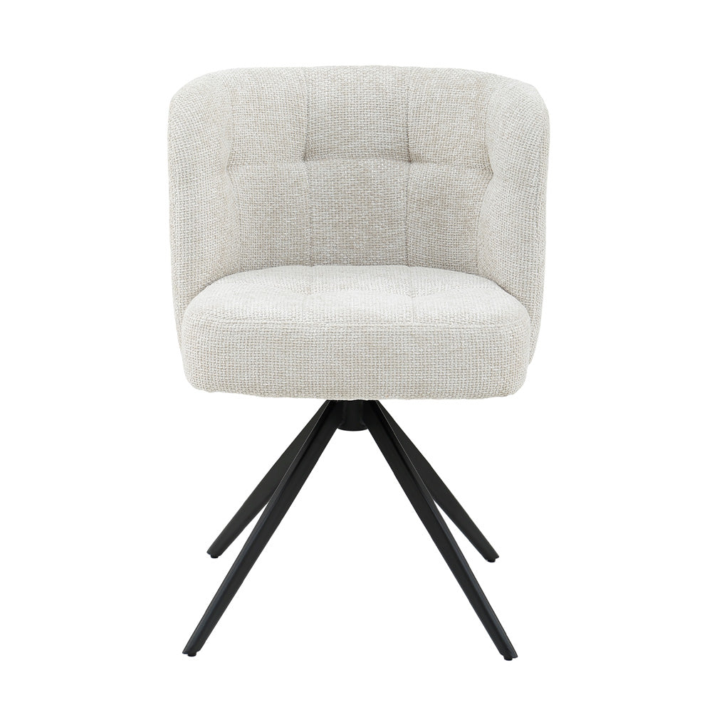 Dining Chair – Dove Tone, Legacy Fabric, Modern Design – Odin | PTMD