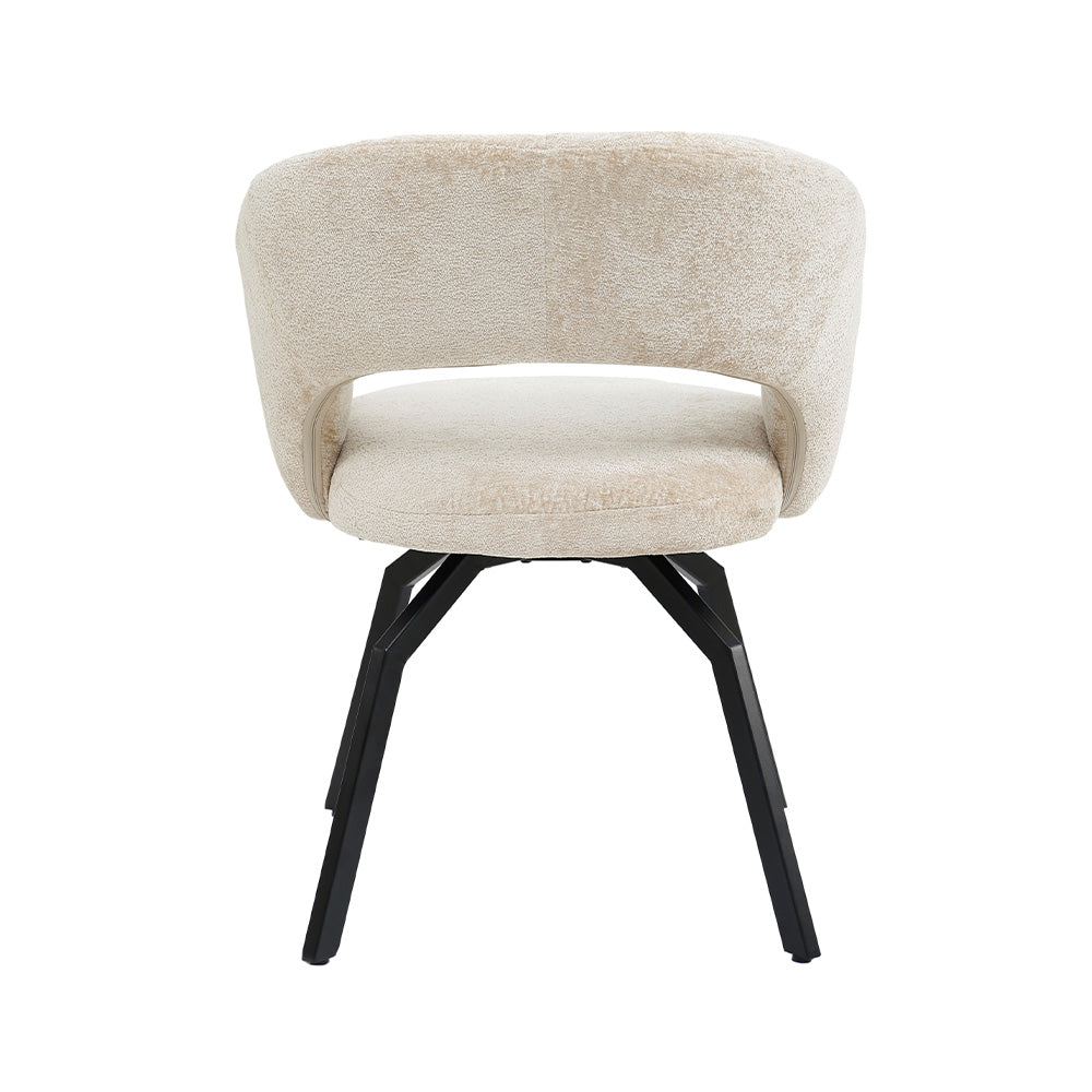 Esszimmerstuhl – Beige Farbton, Symphony Stoff, Modernes Design – Aranea | PTMD