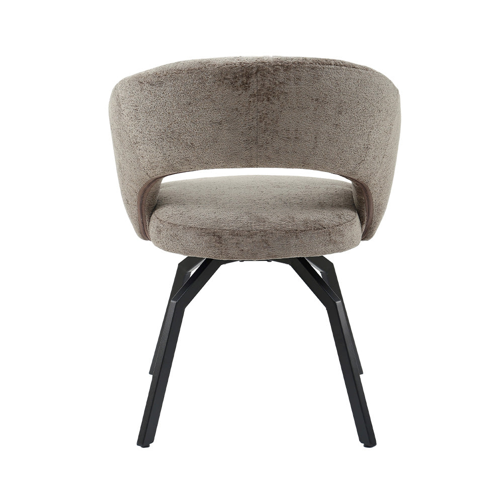 Esszimmerstuhl – Mokka Farbton, Symphony Stoff, Modernes Design – Aranea | PTMD