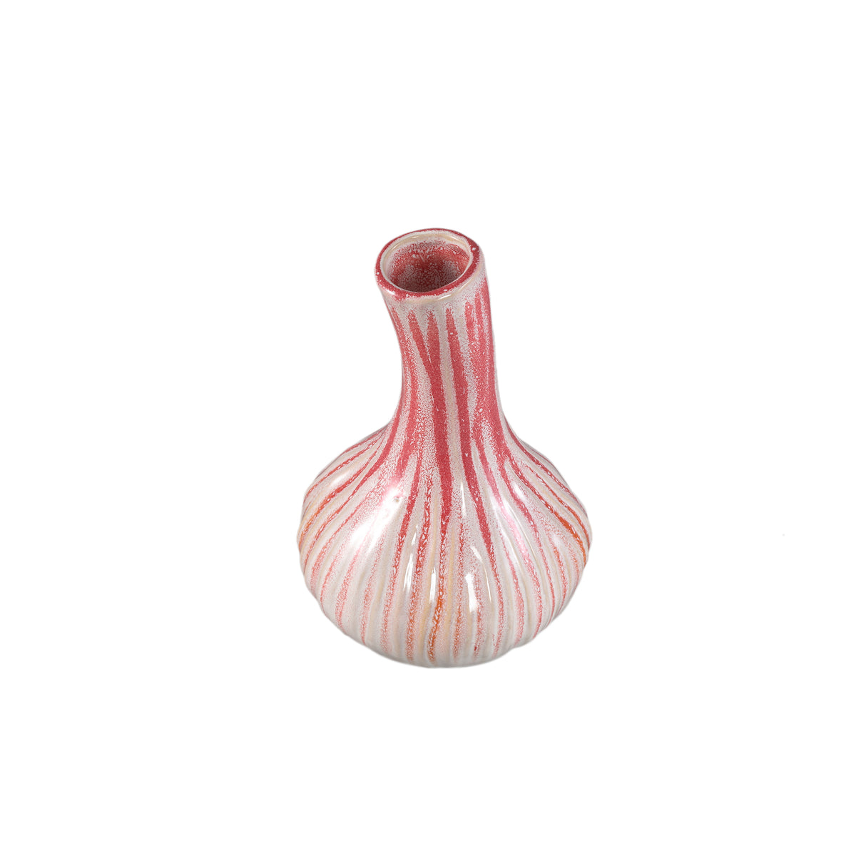 Vase – Garlic Shape Design, Ceramic Material, Pink Color, L – Jaclyne | PTMD