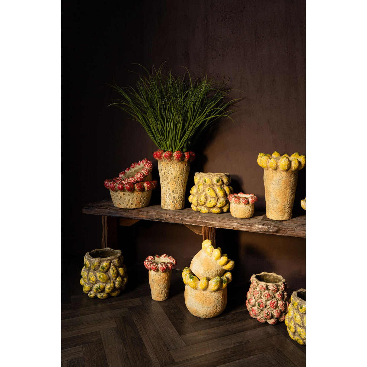 Schale – Rote Farbe, Runde Form, Erdbeerrand, Terrakotta, S – Fruitsy | PTMD