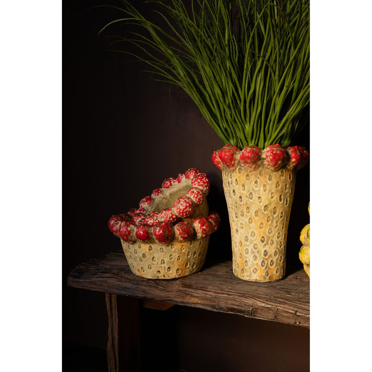 Schale – Rote Farbe, Runde Form, Erdbeerrand, Terrakotta, S – Fruitsy | PTMD