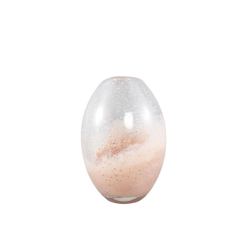 Vase – Brown Glass, Spherical, Round Shape, Tall – Enrikas | PTMD