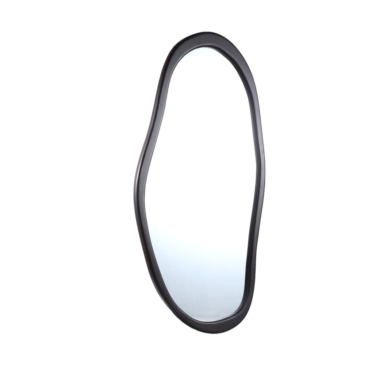 Spiegel – Organisches Design, Ovale Form, Massivholz Material, Braun – Barragh | PTMD