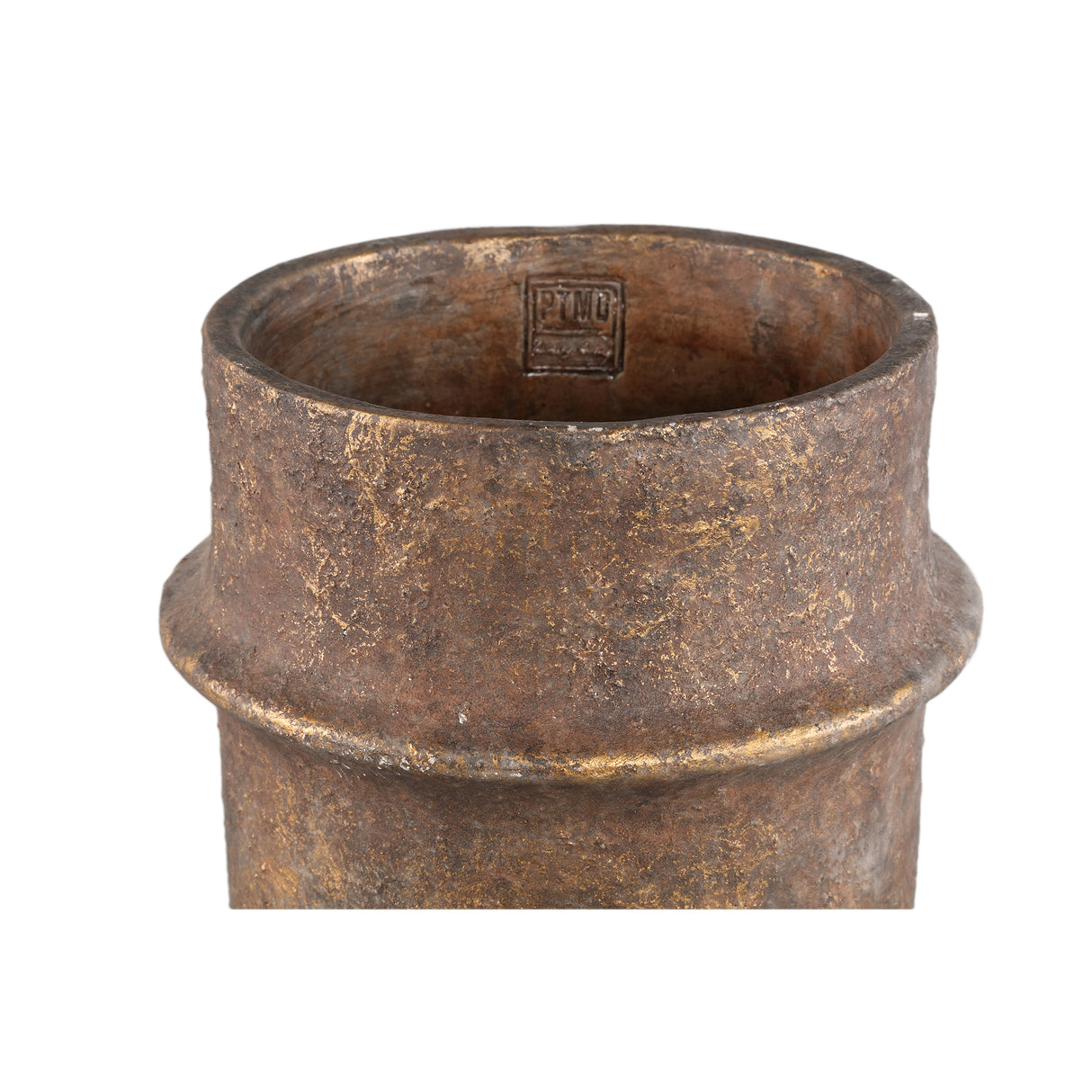 Flower Pot – Grey Surface, Two-Tone Look, Cement Material, High XL – Christenee | PTMD