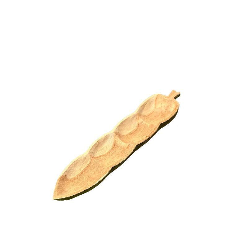 Bowl - Teak wood, oval shape, natural teak finish, natural grain - Cedis | PTMD