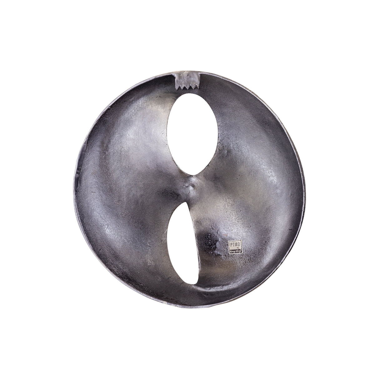 Cast aluminum wall panel in nickel look with a round shape, S – Deuie | PTMD