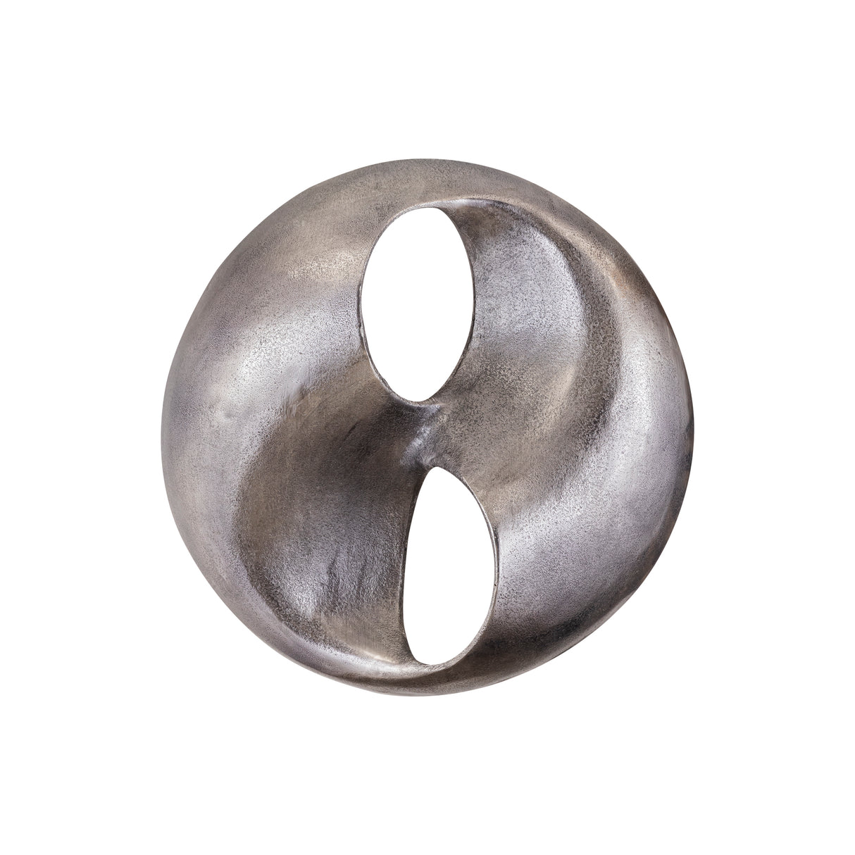 Cast aluminum wall panel in nickel look with a round shape, S – Deuie | PTMD