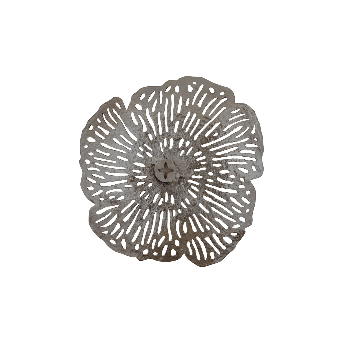 Wanddeko – Blumen Design, Aluminiumguss Metall, Organische Form, M – Ryhann | PTMD