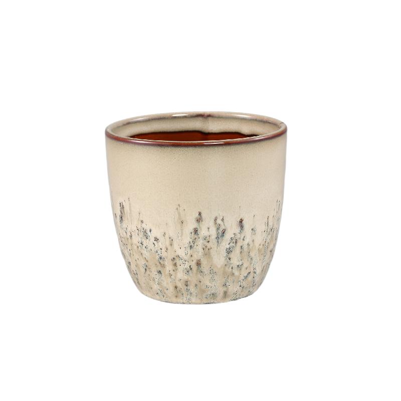 Topf - Keramik, Runde Form, Bauchige Form, Creme, M - Harper | PTMD