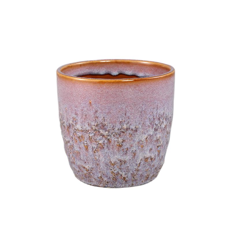 Topf - Keramik, Runde Form, Bauchige Form, Rosa, M - Harper | PTMD