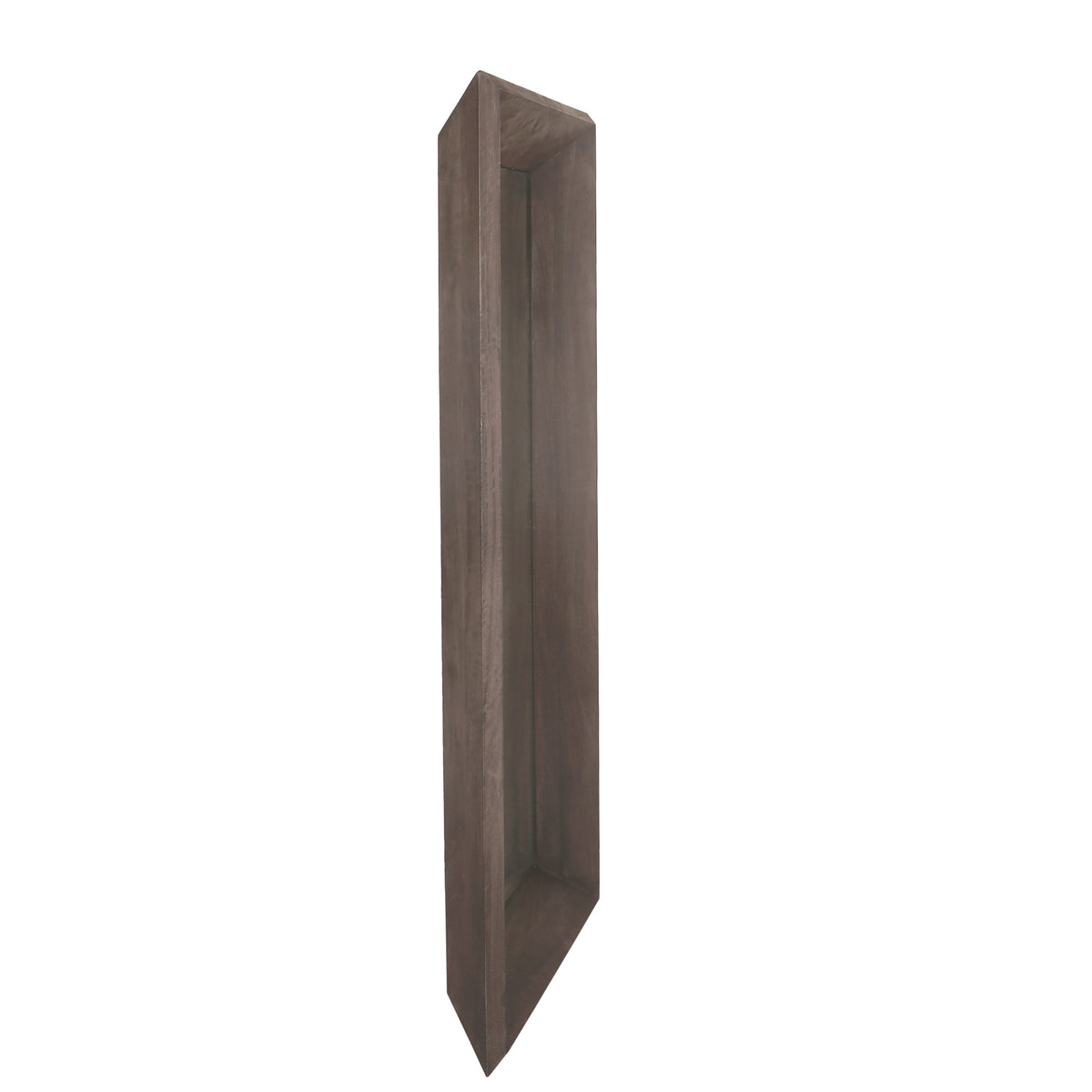 Wandspiegel aus Mangoholz mit rechteckiger Form, Braun-Finish, L – Nicka | PTMD