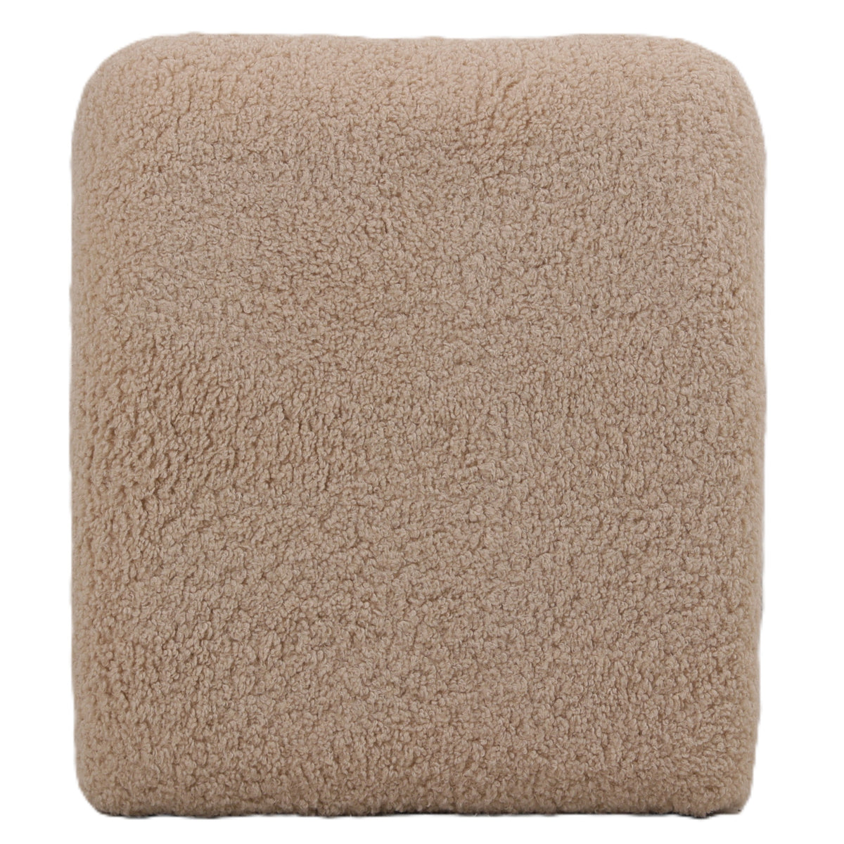 Armchair - Teddy Fabric Upholstery, Beige Surface, Padded Seat - Oslo | PTMD
