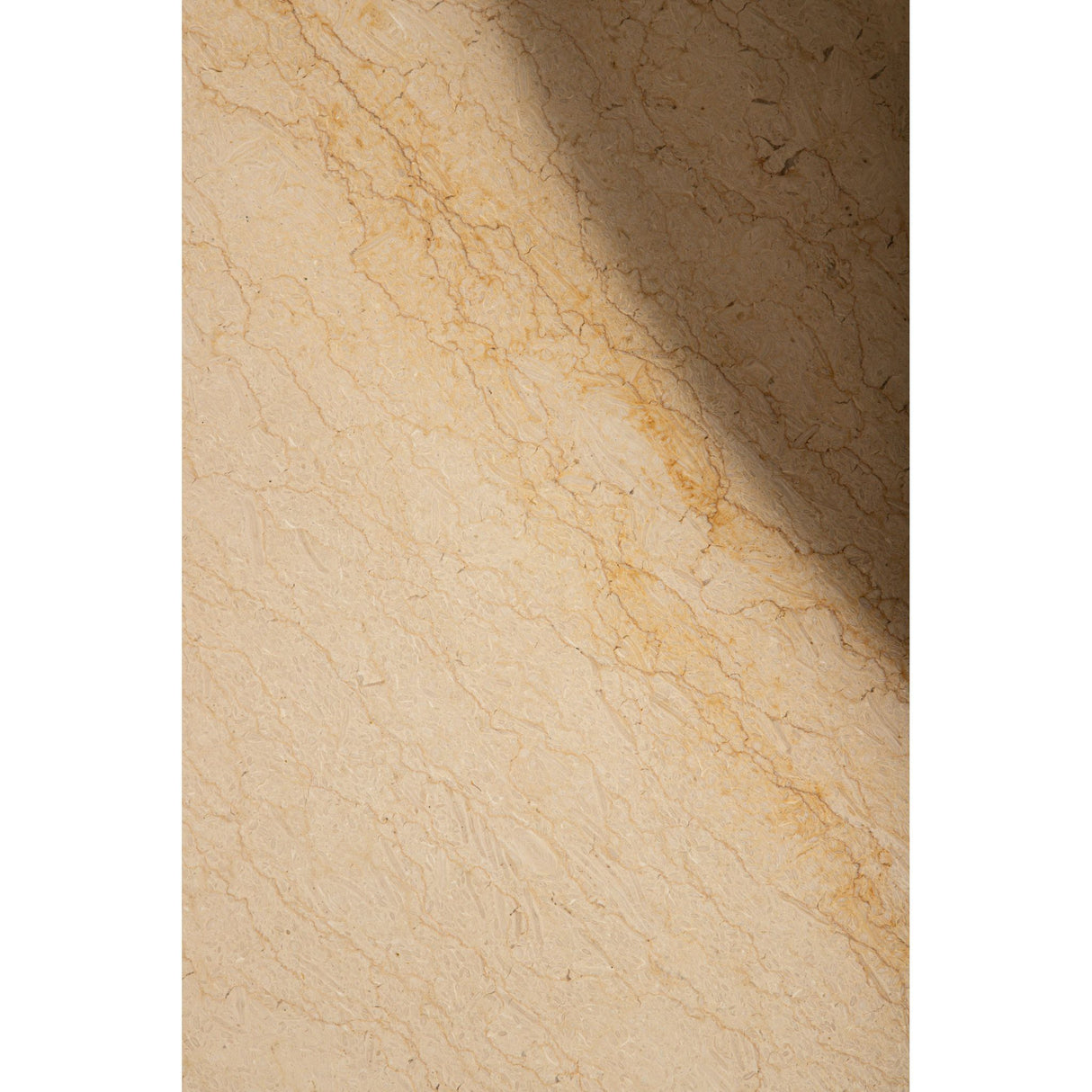 Coffee Table – Marble Slab, Cream Surface, Harmonious Shape – Veria | PTMD