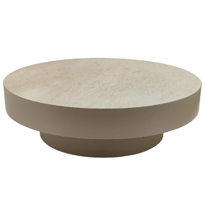 Coffee Table – Marble Slab, Square Design, Elegant Surface – Corfu | PTMD