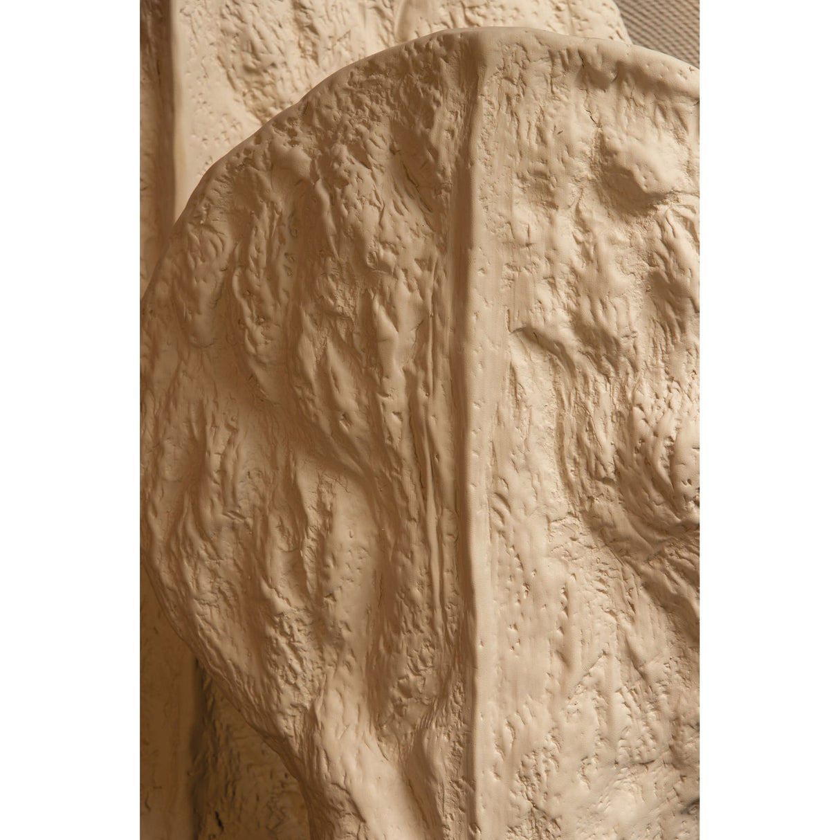 Vase – Struktur Design, Keramik Material, Taupe Farbe, S – Linos | PTMD