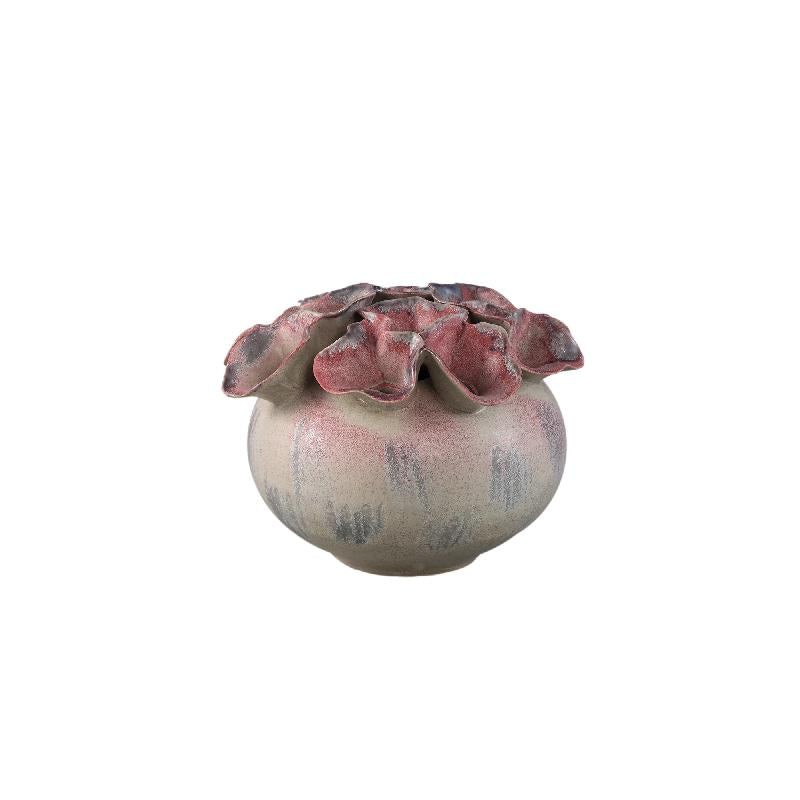Vase – Blumenform, Lochdesign, Keramikmaterial, S – Jullia | PTMD