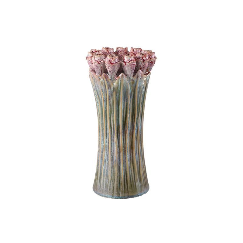 Vase – Tulpenform Design, Keramik Material, Mintgrün Farbe, L – Tulips | PTMD
