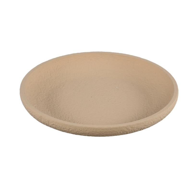 Bowl - Round Cement, Rough Surface, Sand Colored, L – Hillie | PTMD