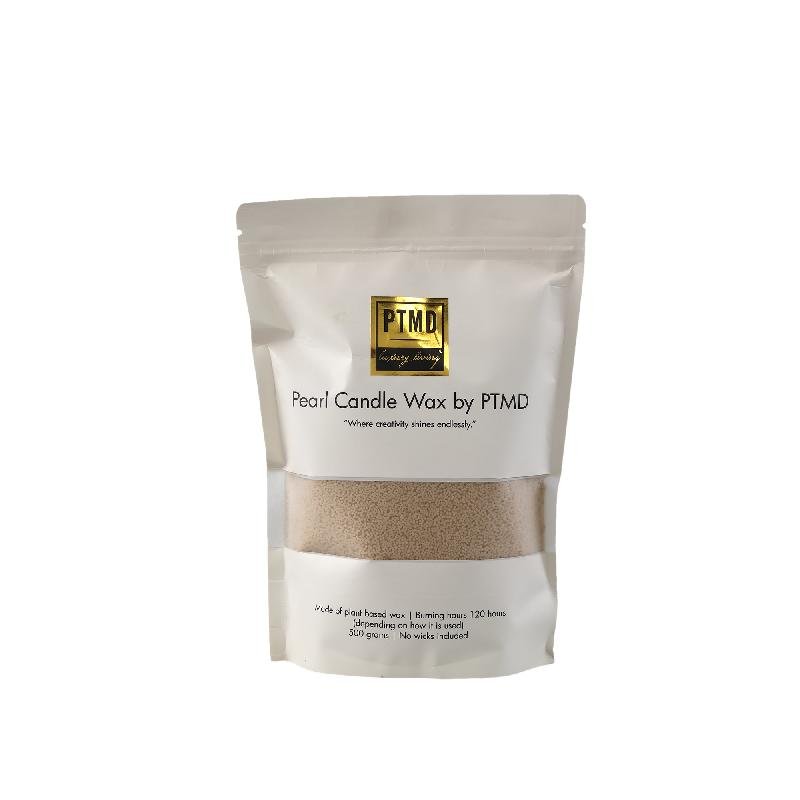 Kerzenwachs aus hochwertigem Wachs in Beige, 500 g – Pearl | PTMD - Esszett Luxury | Stilvolles Wohnen mit Charakter