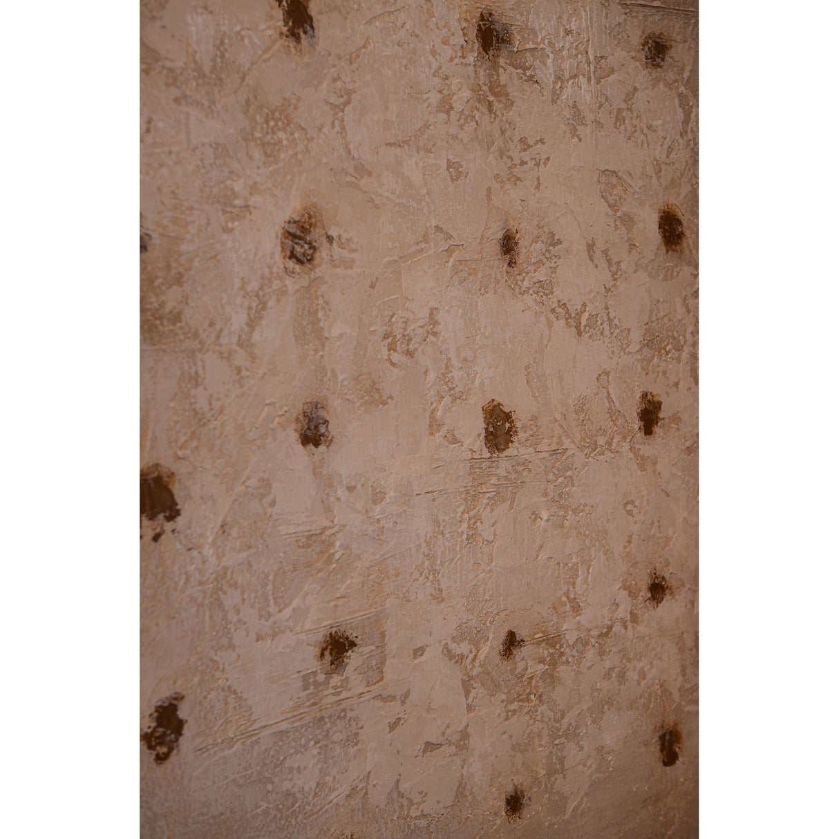 Wandbild – Muster Design, Rechteckige Form, Leinwand Material, Creme – Porty | PTMD
