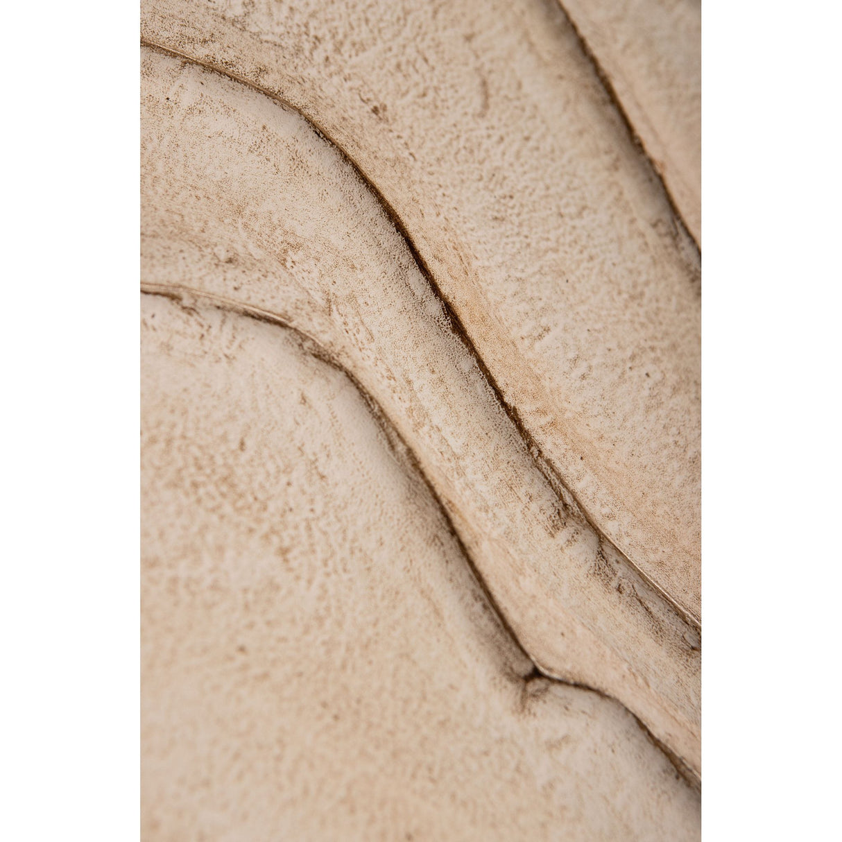 Wandpanel – Wellenstruktur Design, Quadratische Form, MDF Material, Weiß, S – Samraj | PTMD