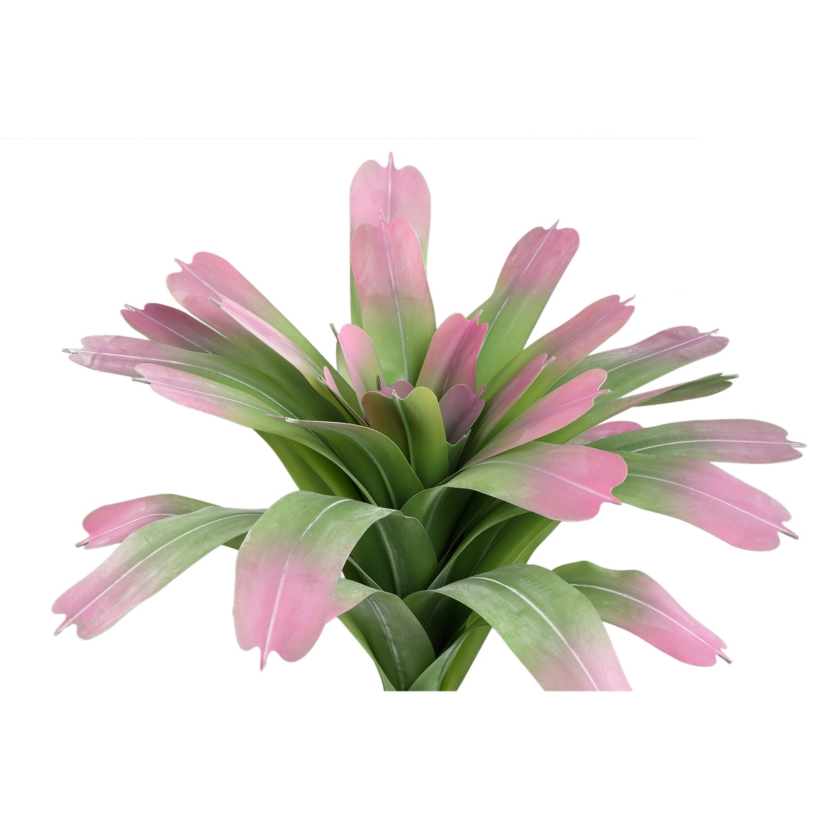 Kunstpflanze - Ananas Comosus Rosa Blattspitzen, Polyester, Handgefertigt | PTMD