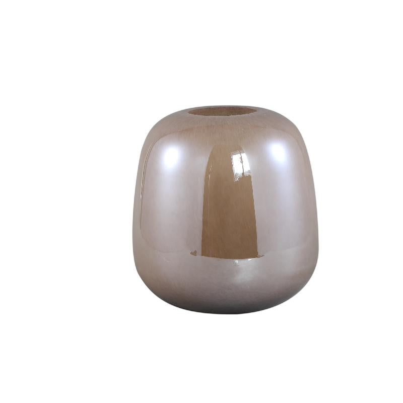 Vase - Liver-colored glass, Round shape, Large - Mexx | PTMD