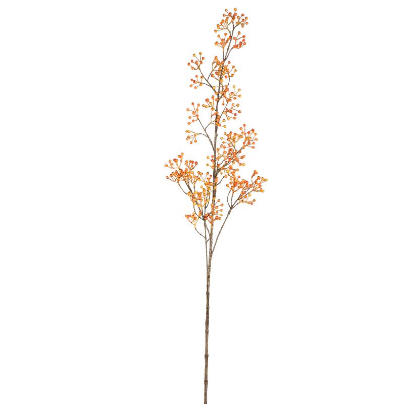Kunstzweig – Orange Beeren, Hängendes Arrangement, Kunststoff Verarbeitung | PTMD