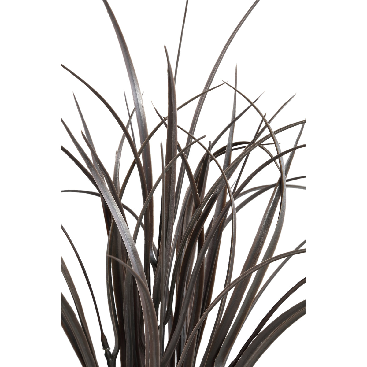 Blätterpflanze mit burgunderfarbener Dracaena, in Mooserde und aus Kunststoff | PTMD