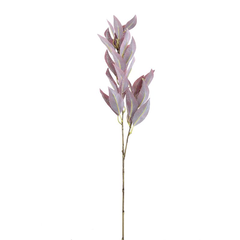Foliage plant – Burgundy Eucalyptus Spray made of plastic | PTMD