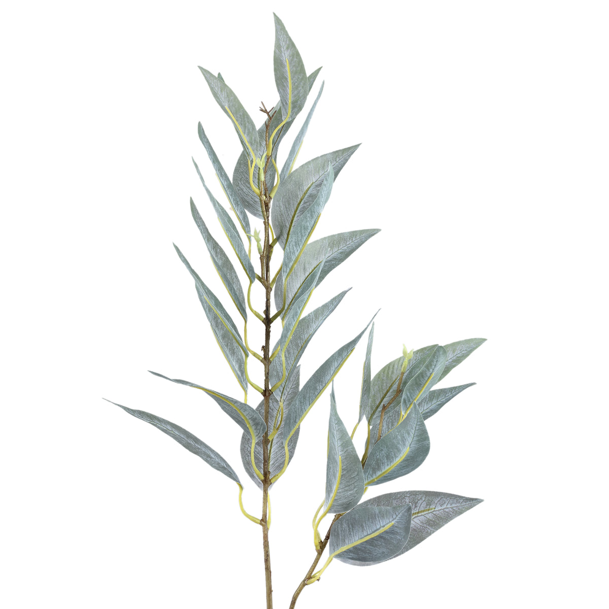 Leafy Plant – Green Eucalyptus Plastic Spray | PTMD