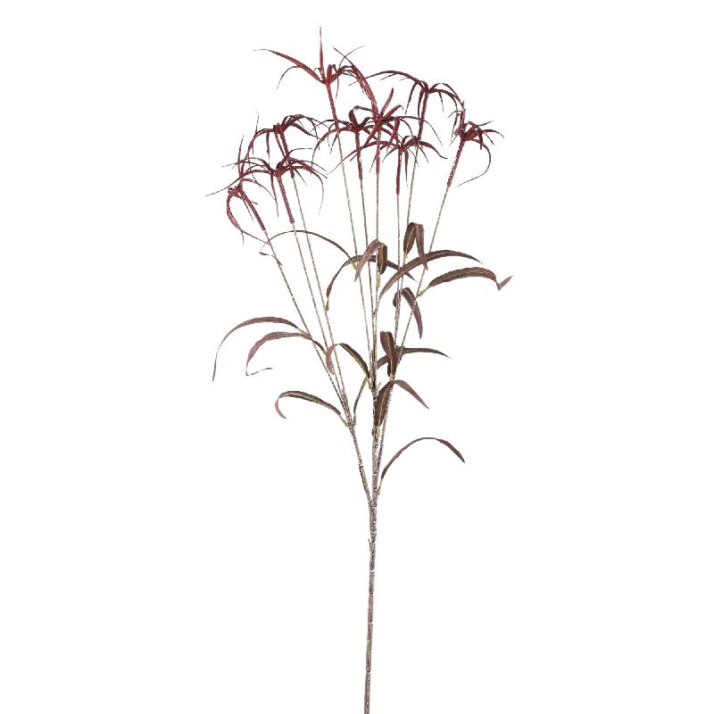 Bamboo Leaves - Burgundy Umbrella Bamboo Spray made of plastic | PTMD