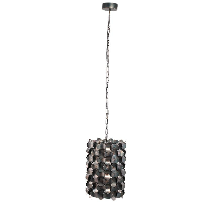 Pendelleuchte – Kreisdesign, Breite Form, Eisenmaterial, Schwarz – Jaye | PTMD