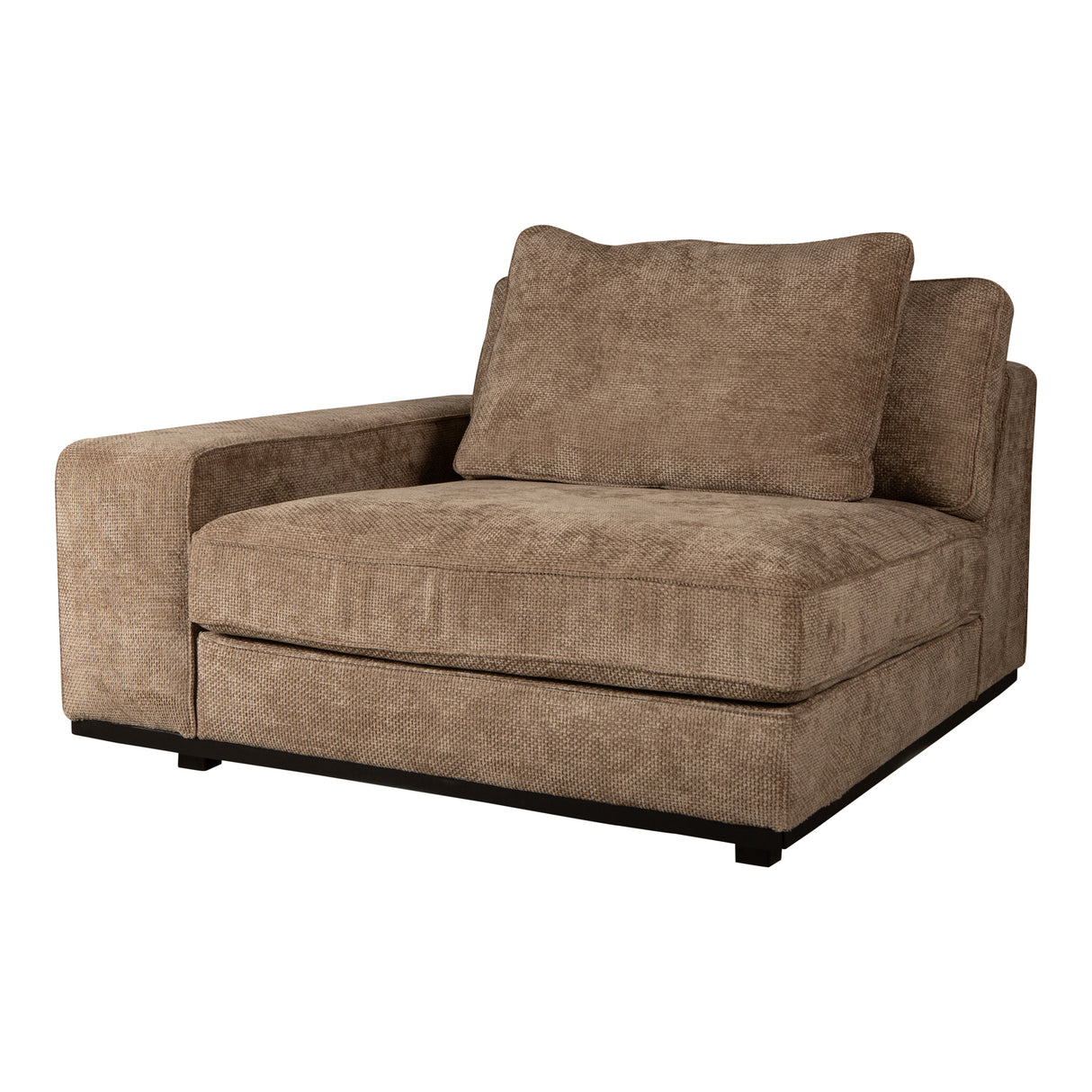 Sofa – Gepolsterte Sitzfläche, Stoffbezug Auswahl, Linke Armlehne – New Block | PTMD