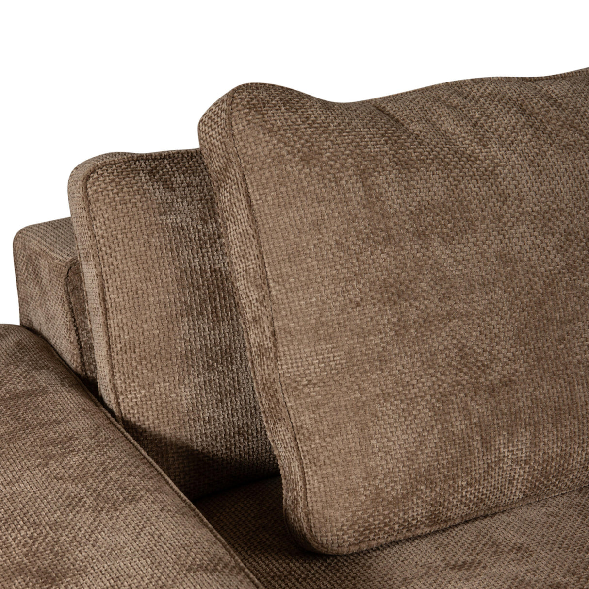 Sofa – Gepolsterte Sitzfläche, Stoffbezug Auswahl, Linke Armlehne – New Block | PTMD