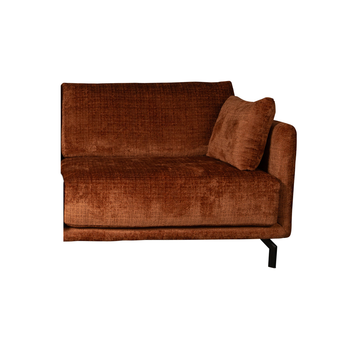 Sofa – Gepolsterte Sitzfläche, Stoffbezug Auswahl, Linke Armlehne – New Formia | PTMD